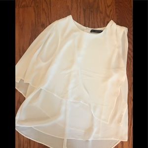 Zara white blouse